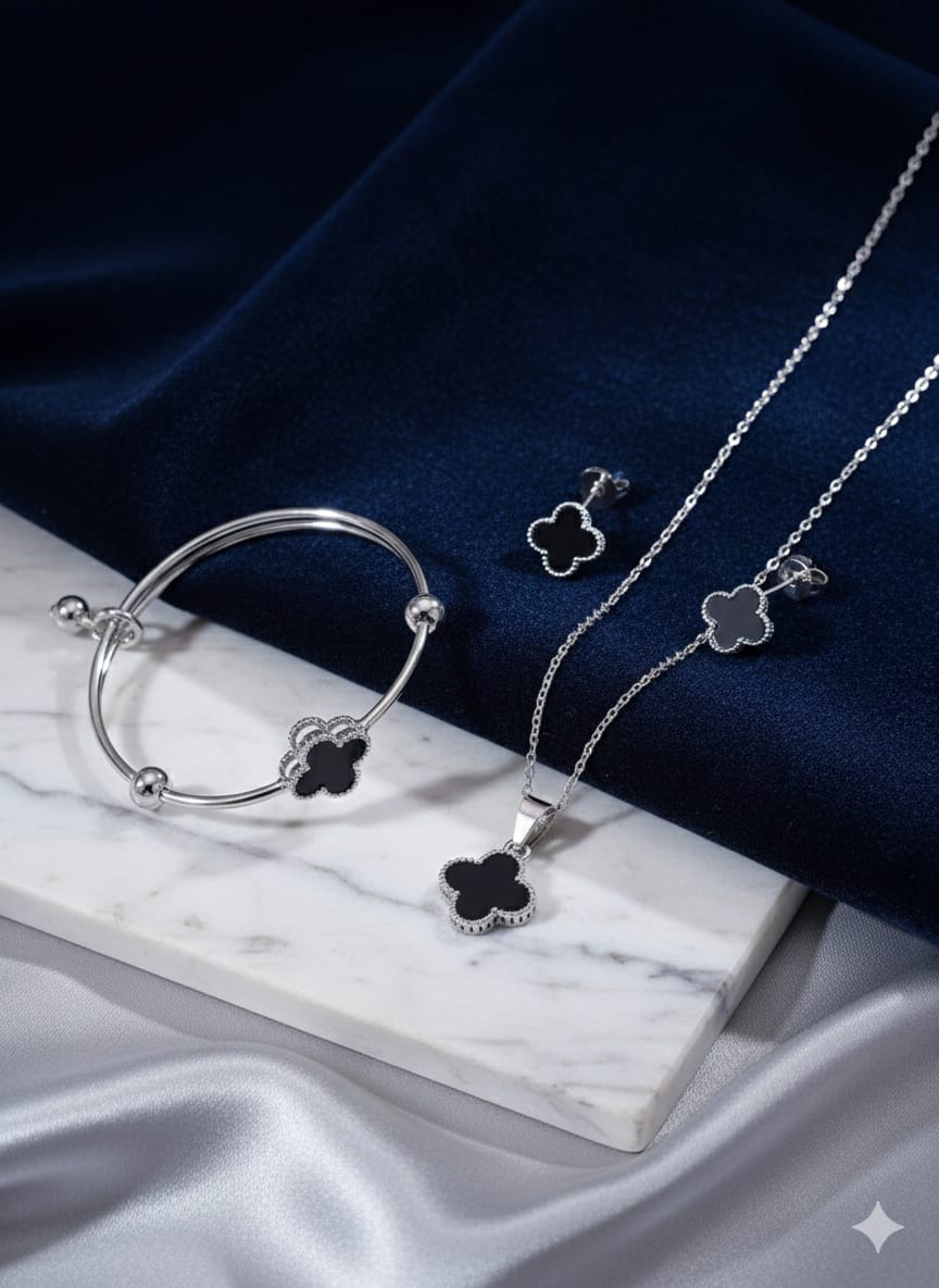 Glow Up Velvet - Floral Combo Set