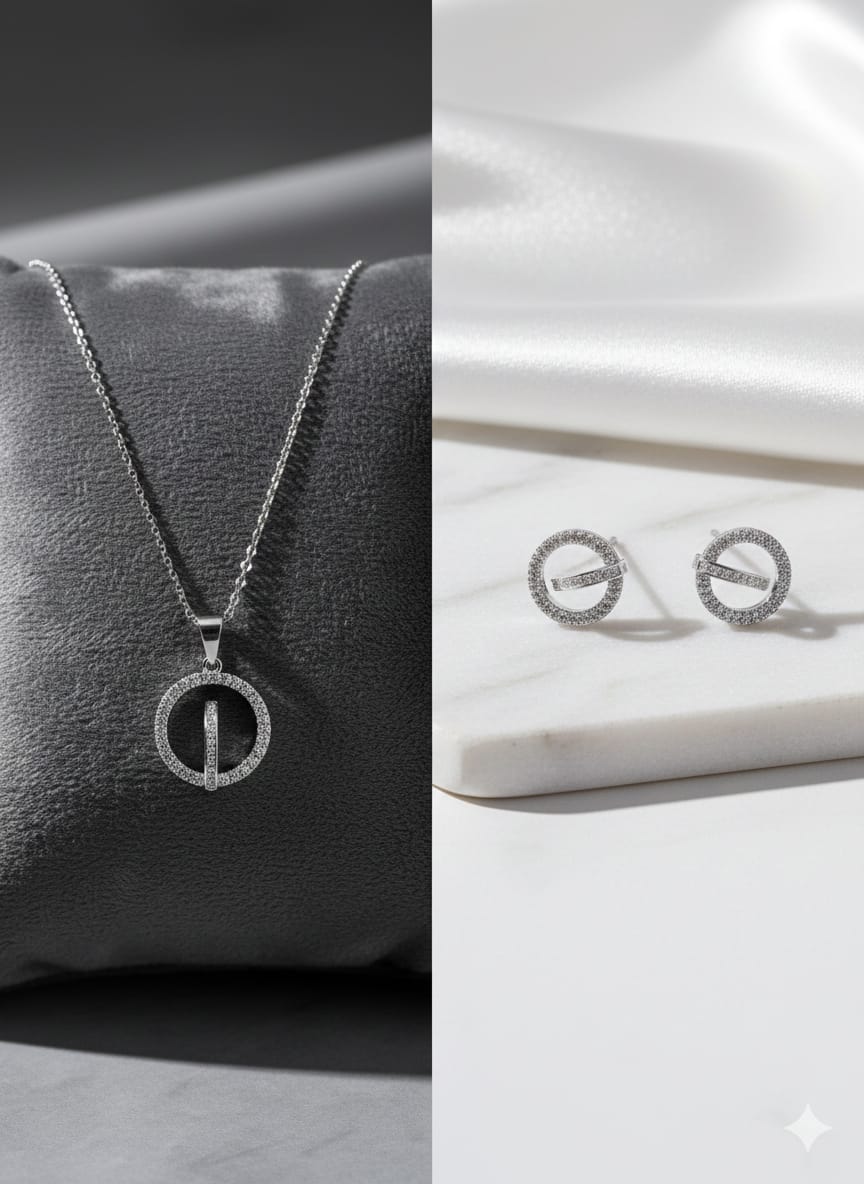 The Majestic Bloom - premium American Diamond Zircon