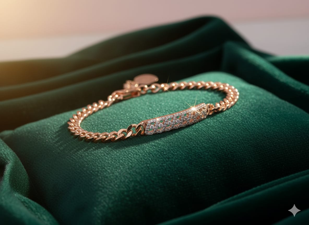 Velora Gold - Premium Gold Plated American Diamond Zircon Bracelet