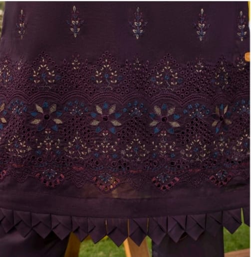 3 PIECE - EMBROIDERED SUIT