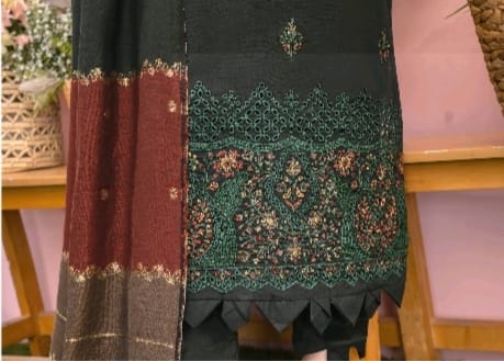 3 PIECE - EMBROIDERED SUIT