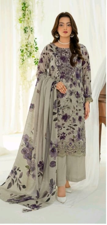 3 - PIECE LAWN SUIT DESIGN 06