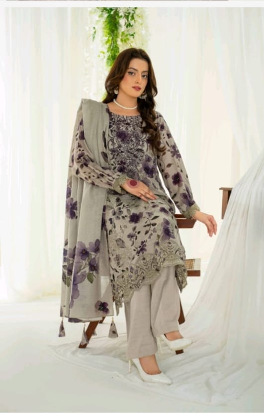 3 - PIECE LAWN SUIT DESIGN 06