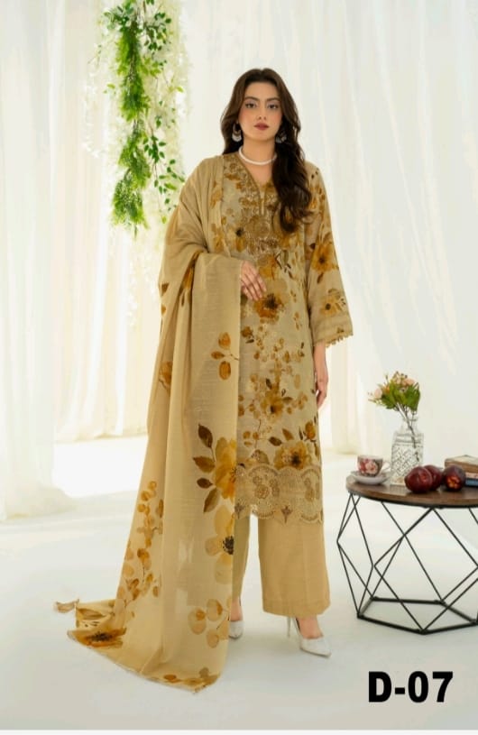 3 - PIECE LAWN SUIT DESIGN 07