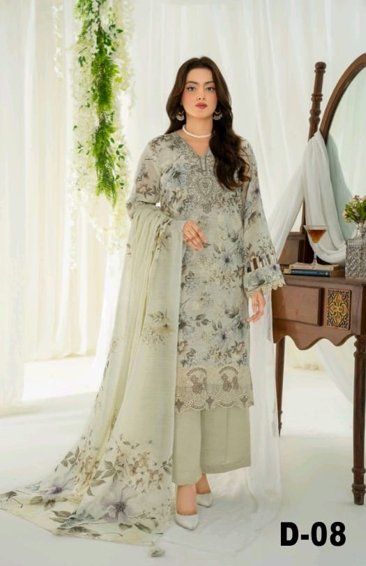 3 - PIECE LAWN SUIT DESIGN 08