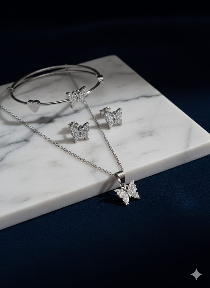 Premium Zircon Combo Jewellery Set