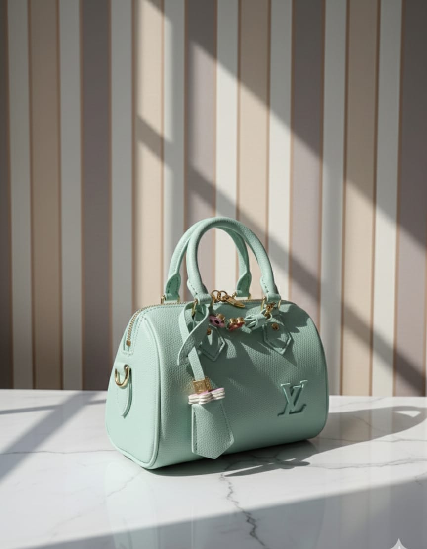 Louis Vuitton - Limited Edition Mint Green Premium Hand Bag