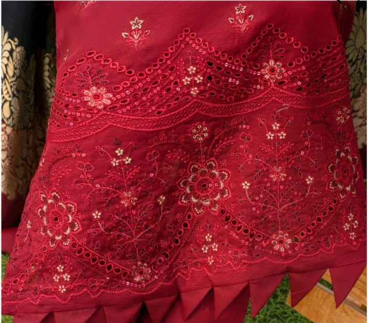 3 PIECE - EMBROIDERED SUIT