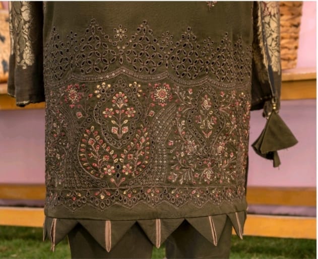 3 PIECE - EMBROIDERED SUIT