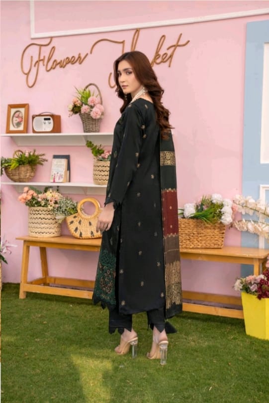 3 PIECE - EMBROIDERED SUIT