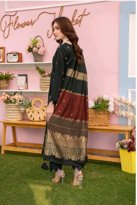 3 PIECE - EMBROIDERED SUIT